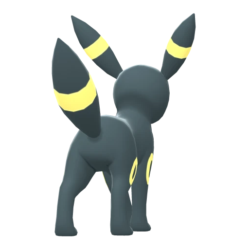 Umbreon, Back, in Brilliant Diamond & Shining Pearl