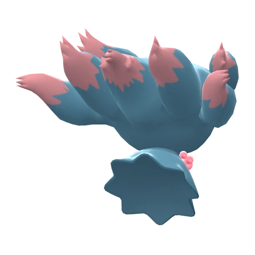 Misdreavus, Back, in Brilliant Diamond & Shining Pearl