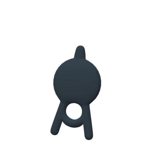 Unown A, Back, in Brilliant Diamond & Shining Pearl