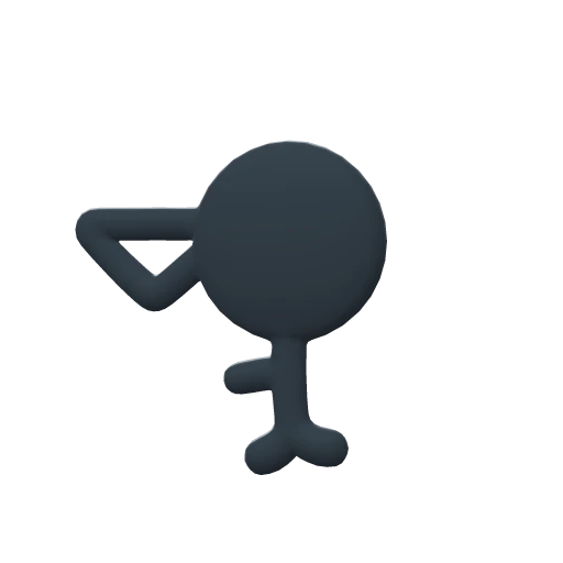 Unown F, Back, in Brilliant Diamond & Shining Pearl