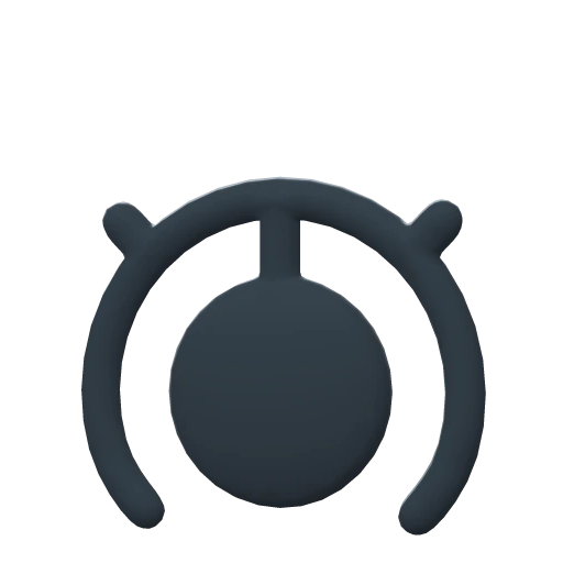 Unown M, Back, in Brilliant Diamond & Shining Pearl