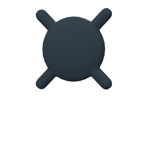 Unown X, Back, in Brilliant Diamond & Shining Pearl