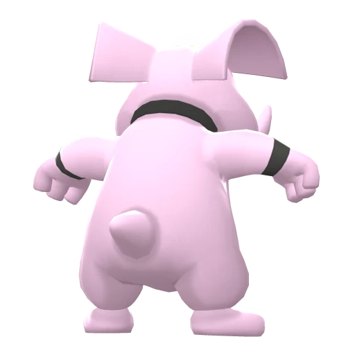 Granbull, Back, in Brilliant Diamond & Shining Pearl