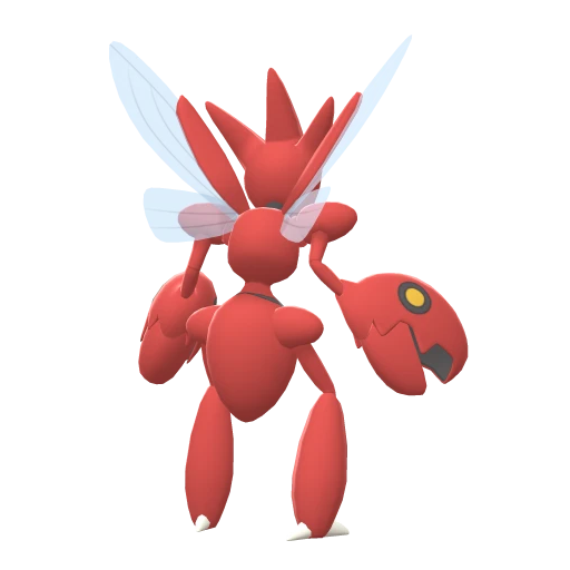 Scizor, Back, in Brilliant Diamond & Shining Pearl