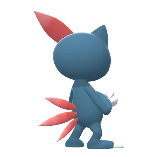 Sneasel, Back, in Brilliant Diamond & Shining Pearl