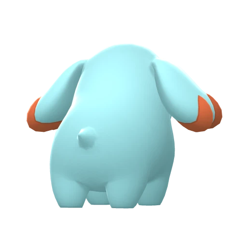 Phanpy, Back, in Brilliant Diamond & Shining Pearl