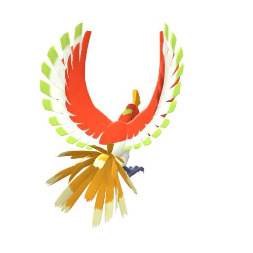 Ho-Oh, Back, in Brilliant Diamond & Shining Pearl