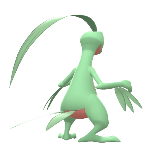 Grovyle, Back, in Brilliant Diamond & Shining Pearl