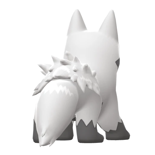 Poochyena, Back, in Brilliant Diamond & Shining Pearl
