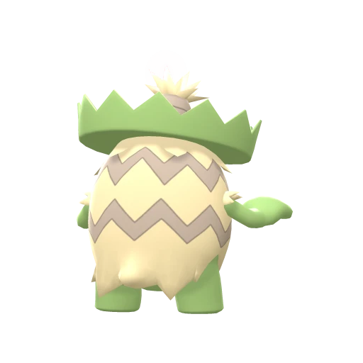 Ludicolo, Back, in Brilliant Diamond & Shining Pearl