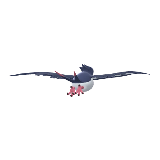 Swellow, Back, in Brilliant Diamond & Shining Pearl