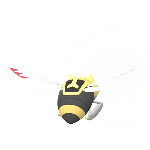 Ninjask, Back, in Brilliant Diamond & Shining Pearl