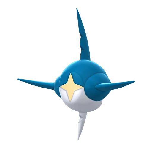 Sharpedo, Back, in Brilliant Diamond & Shining Pearl