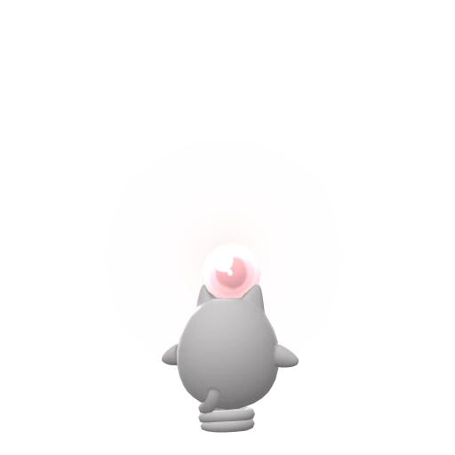 Spoink, Back, in Brilliant Diamond & Shining Pearl