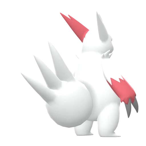 Zangoose, Back, in Brilliant Diamond & Shining Pearl