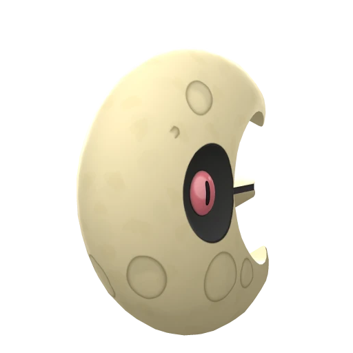 Lunatone, Back, in Brilliant Diamond & Shining Pearl