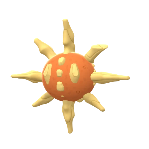 Solrock, Back, in Brilliant Diamond & Shining Pearl