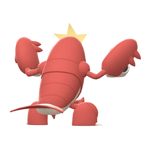 Crawdaunt, Back, in Brilliant Diamond & Shining Pearl