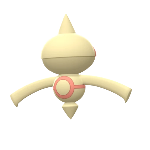 Baltoy, Back, in Brilliant Diamond & Shining Pearl