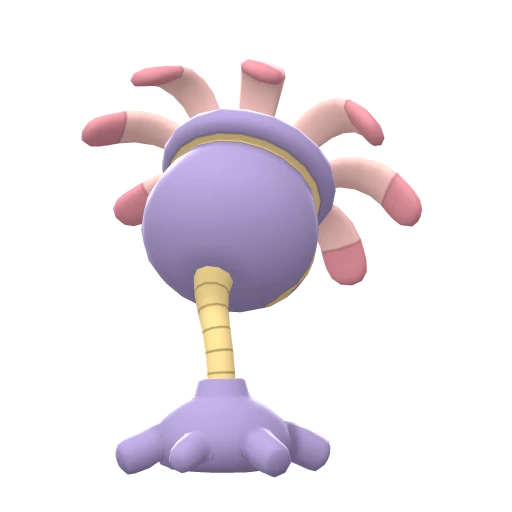 Lileep, Back, in Brilliant Diamond & Shining Pearl