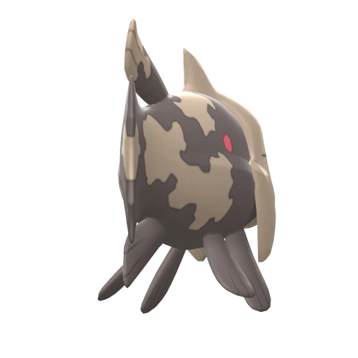 Relicanth, Back, in Brilliant Diamond & Shining Pearl