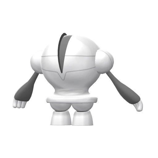 Registeel, Back, in Brilliant Diamond & Shining Pearl