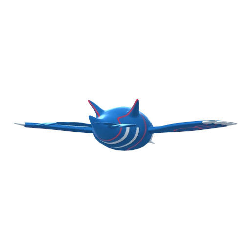 Kyogre, Back, in Brilliant Diamond & Shining Pearl