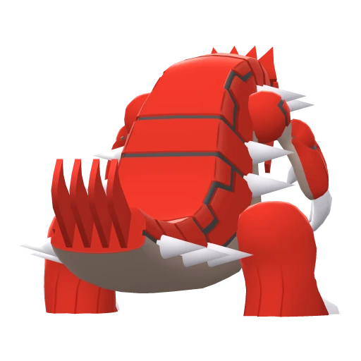 Groudon, Back, in Brilliant Diamond & Shining Pearl