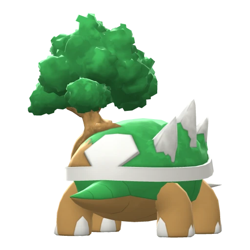 Torterra, Back, in Brilliant Diamond & Shining Pearl
