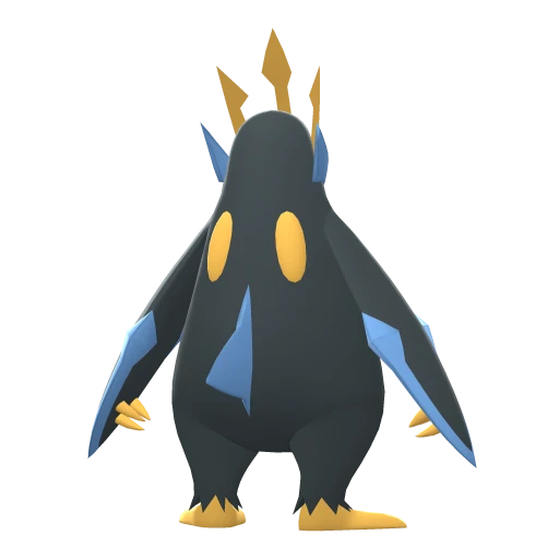 Empoleon, Back, in Brilliant Diamond & Shining Pearl
