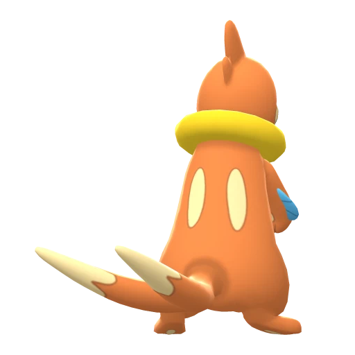 Buizel, Back, in Brilliant Diamond & Shining Pearl