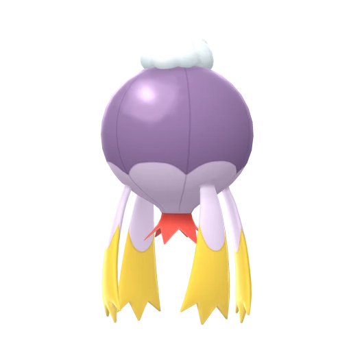 Drifblim, Back, in Brilliant Diamond & Shining Pearl