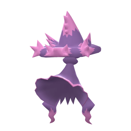 Mismagius, Back, in Brilliant Diamond & Shining Pearl