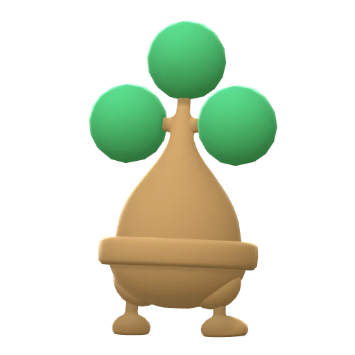 Bonsly, Back, in Brilliant Diamond & Shining Pearl