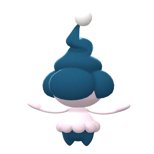 Mime Jr., Back, in Brilliant Diamond & Shining Pearl