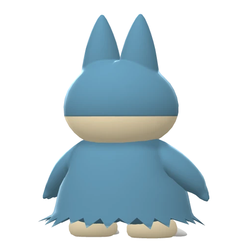 Munchlax, Back, in Brilliant Diamond & Shining Pearl
