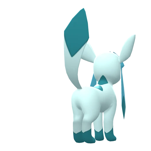 Glaceon, Back, in Brilliant Diamond & Shining Pearl