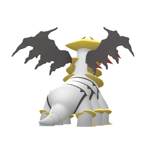 Giratina Altered Forme, Back, in Brilliant Diamond & Shining Pearl