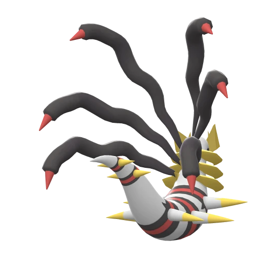 Giratina Origin Forme, Back, in Brilliant Diamond & Shining Pearl