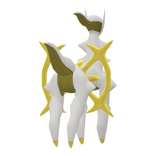 Arceus Electric, Back, in Brilliant Diamond & Shining Pearl