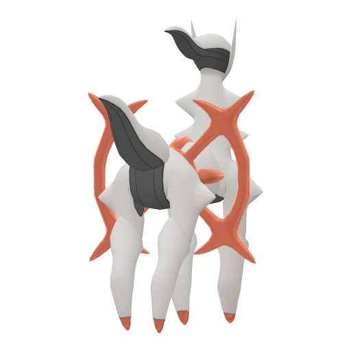 Arceus Fighting, Back, in Brilliant Diamond & Shining Pearl
