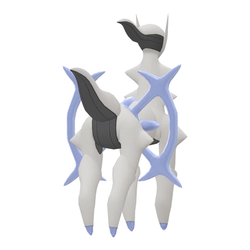 Arceus Flying, Back, in Brilliant Diamond & Shining Pearl