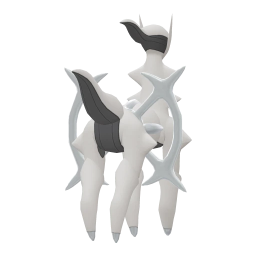Arceus Steel, Back, in Brilliant Diamond & Shining Pearl