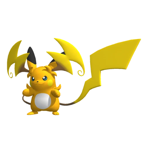 Raichu Mega Y, Front, in Pokémon Champions