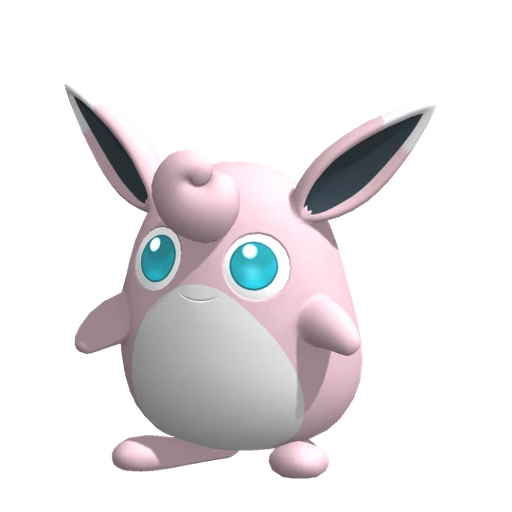 Wigglytuff, Front, in Pokémon Champions