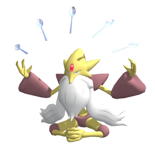 Alakazam Mega, Front, in Pokémon Champions