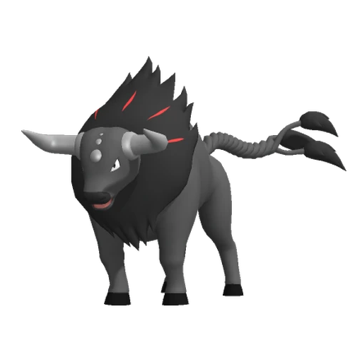 Tauros Paldean Blaze Breed, Front, in Pokémon Champions