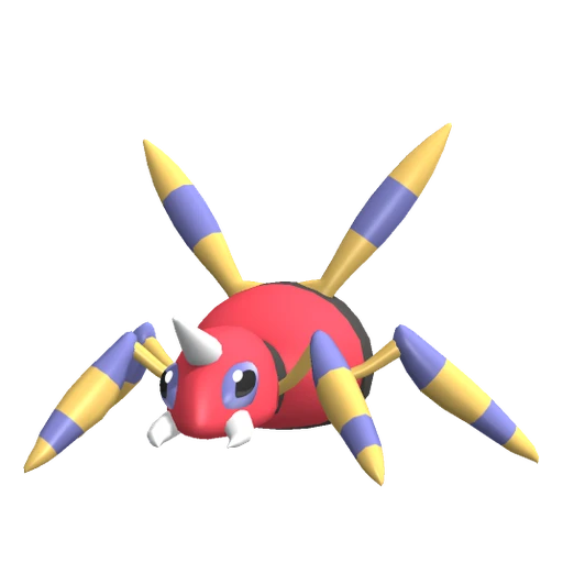 Ariados, Front, in Pokémon Champions