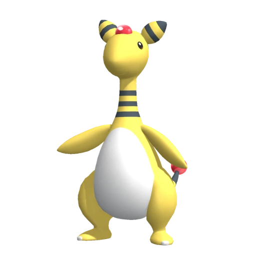 Ampharos, Front, in Pokémon Champions