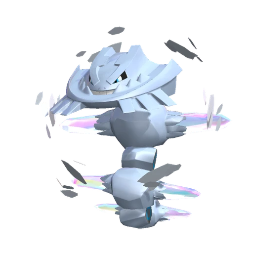 Steelix Mega, Front, in Pokémon Champions